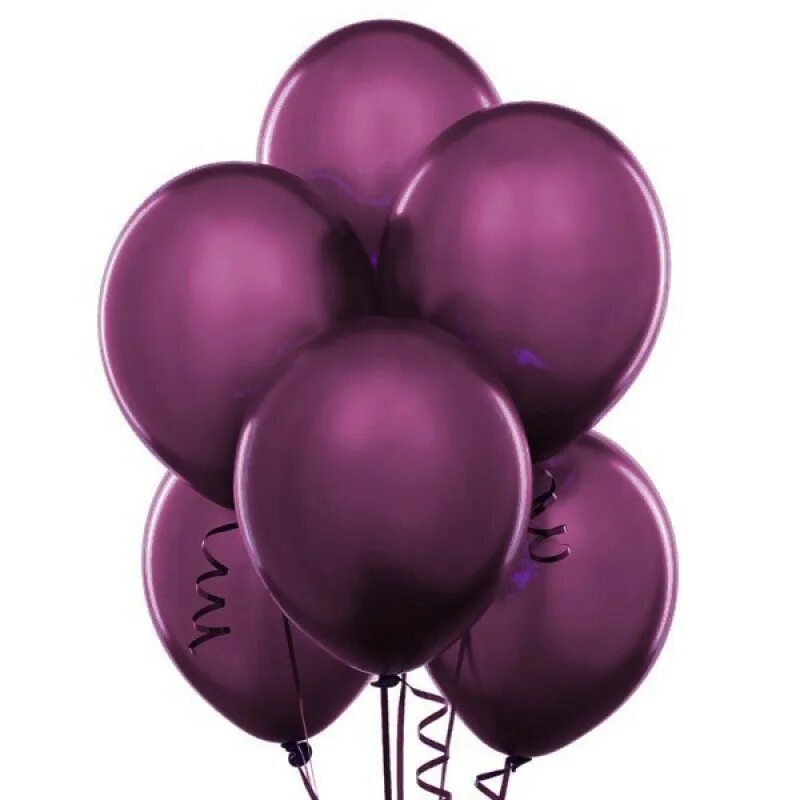 Воздушные шарики 25. И шар (12"/52) металлик Burgundy (Бургундия) 100 шт. Воздушный шарик. Фиолетовые шары. Сиреневые шары воздушные.