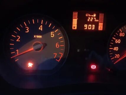 Загорелась лампа контроль
