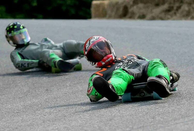 Люж. 8. Street luge. Уличный санный спорт. Street luge.