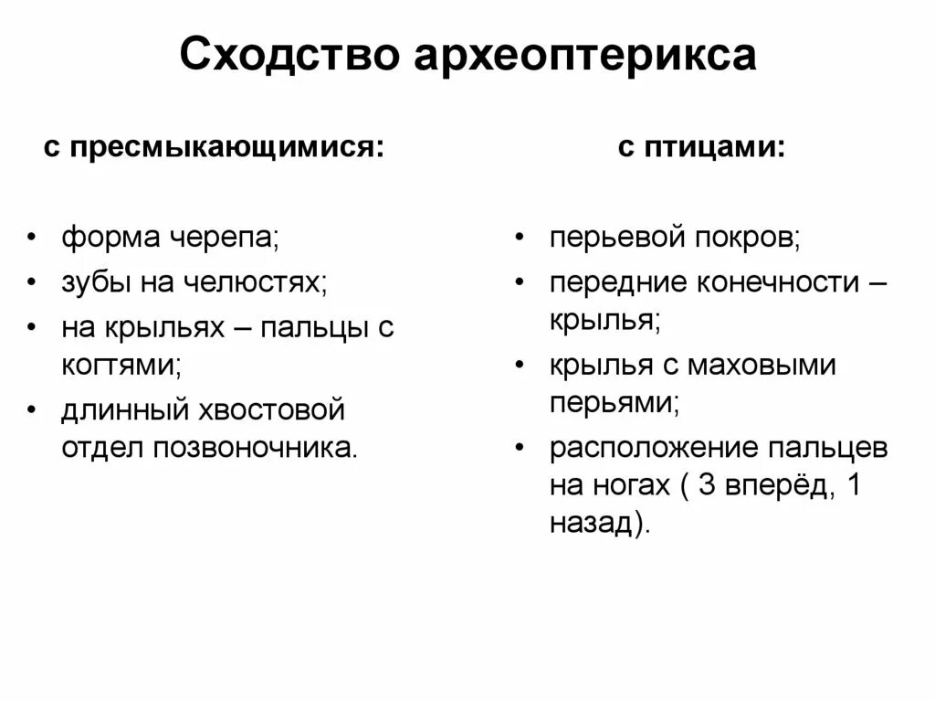 Черты сходства археоптерикса с птицами и пресмыкающимися таблица. Таблица черты сходства археоптерикса с рептилиями птицами. Архиоптерикс сходства с птицами. Сходство археоптерикса с пресмыкающимися. Укажите главные черты отличия птиц от пресмыкающихся