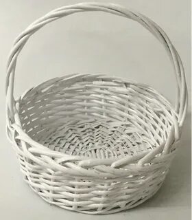 Круглые корзины из лозы