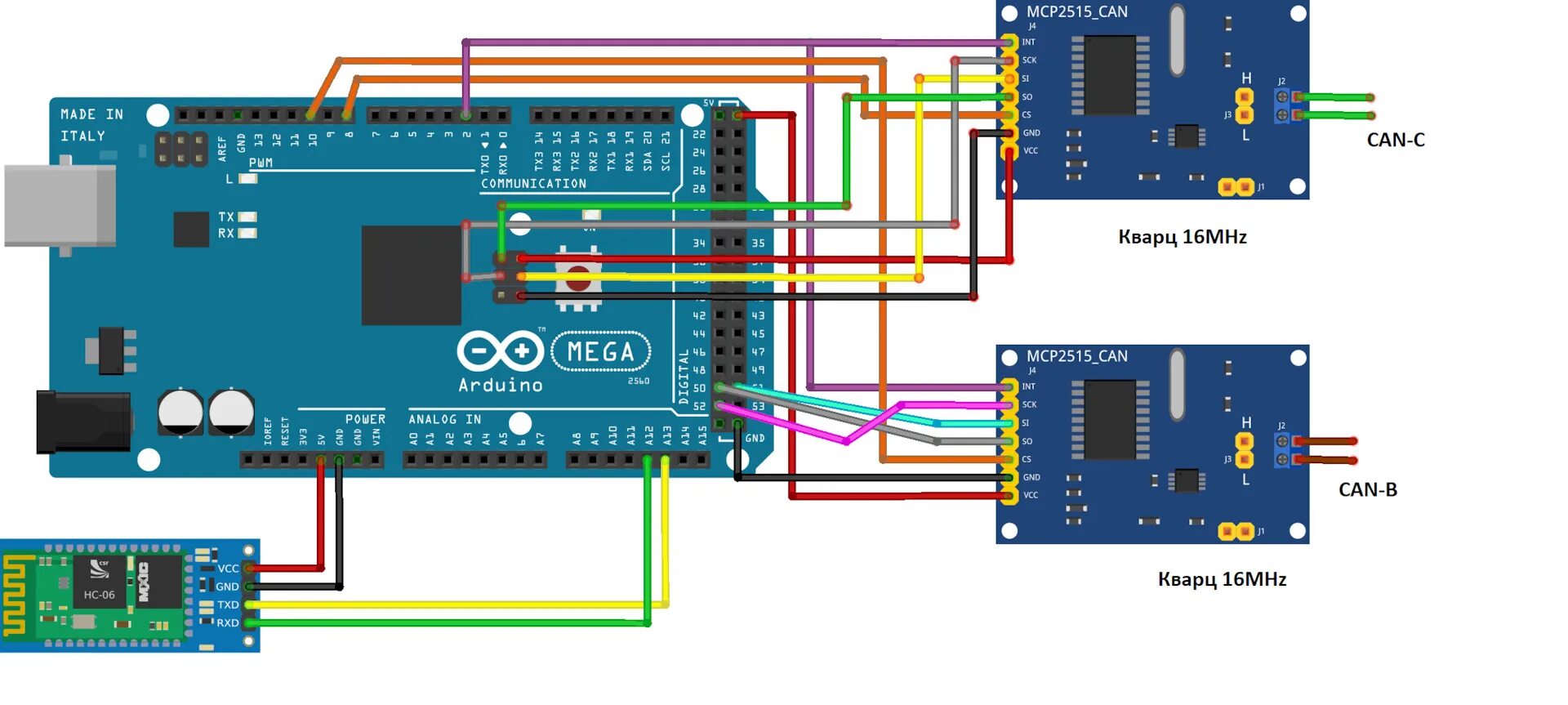Mcp2515 arduino. K-line адаптер на ардуино. canbus на arduino для audi.
