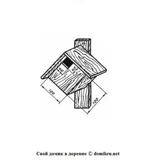 Размеры скворечника из досок