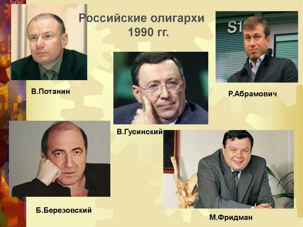 Россия в 1990 е годы презентация. Потанин, Березовский, Фридман, Ходорковский, Гусинский. Олигархи Березовский Гусинский. Березовский Гусинский Ходорковский Абрамович. Российские олигархи в 1990е.