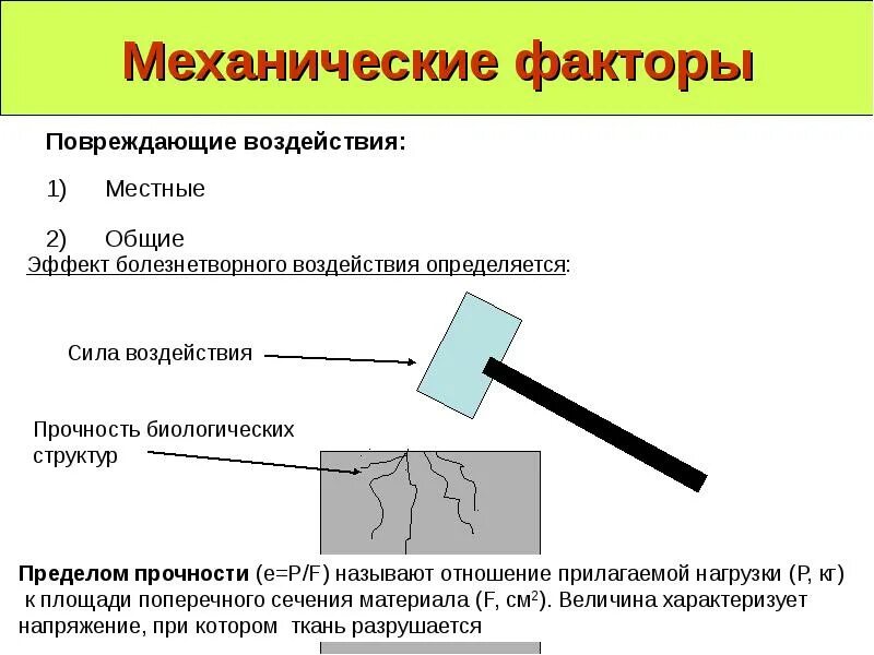 Воздействий и механических повреждений. Механические факторы повреждения. Механические факторы воздействия на человека. Механический фактор воздействия на организм. Механические факторы влияющие на организм.