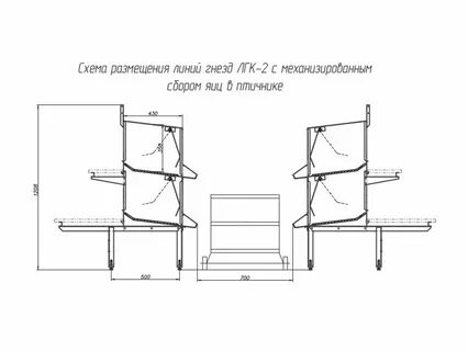 Гнезда для кур с яйцесборником чертежи размеры