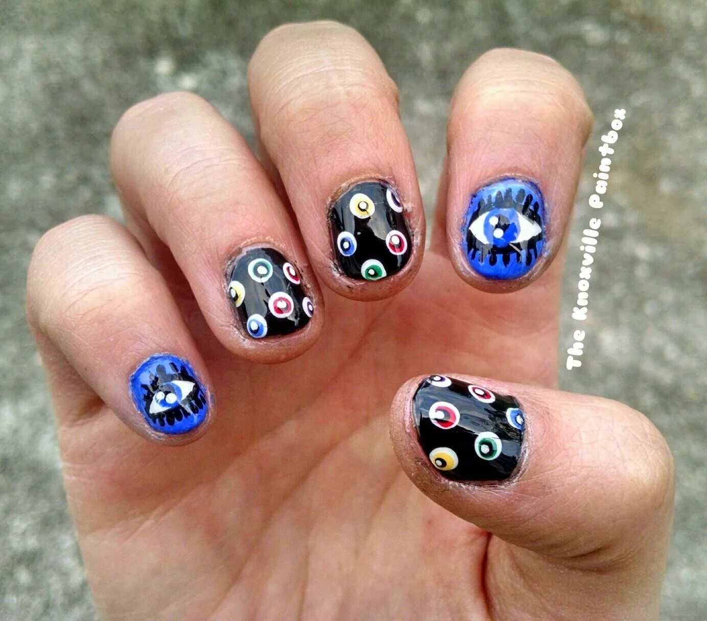 Pin de M_M en Step by step nail art/пошагого en 2020 Uñas ojos, Uñas pintadas y 