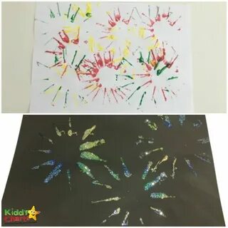 Салют из цветной бумаги