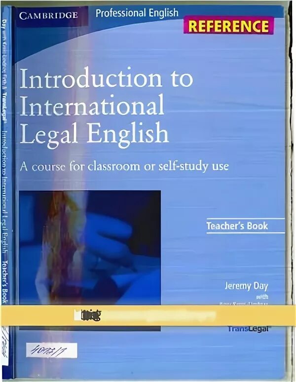 Introduction to international legal english. Introduction to international legal english