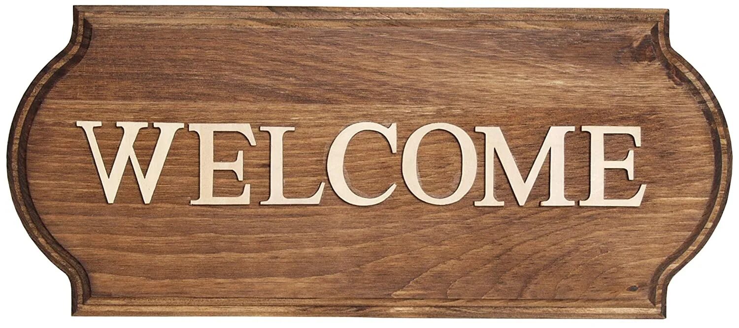 Welcome h. Вывеска welcome. деревянная вывеска. табличка велком. деревянная табличка на дверь.