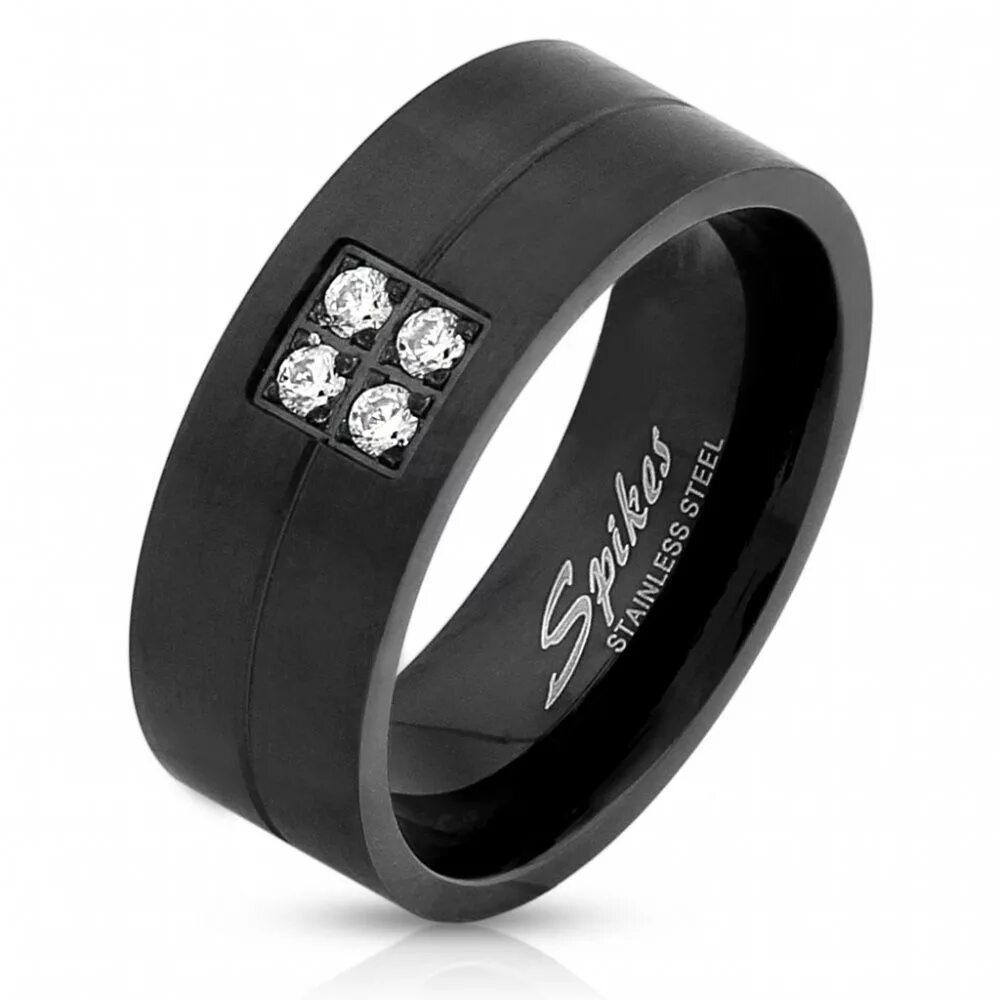 Черное кольцо фото. Spikes Stainless Steel кольцо. Кольцо черное базовое r281. Кольцо Spikes r-TM-3882-6_20. Stainless Steel кольцо черное.