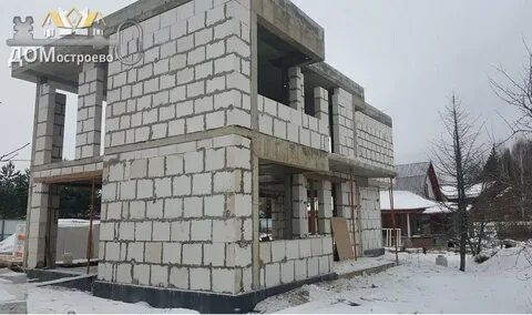 Монолитный дом из газобетона