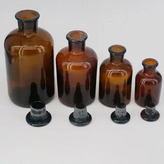 Флаконы коричневые