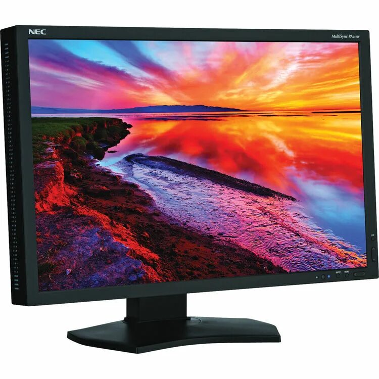 Край монитора. Монитор NEC. NEC p241w. LCD монитор. Дисплей компьютера.