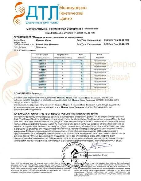 Сделать тест на родство. Как выглядит результат теста ДНК на отцовство отрицательный. Результат теста ДНК на отцовство пример. Результат теста ДНК образец. Образец ДНК теста на отцовство.