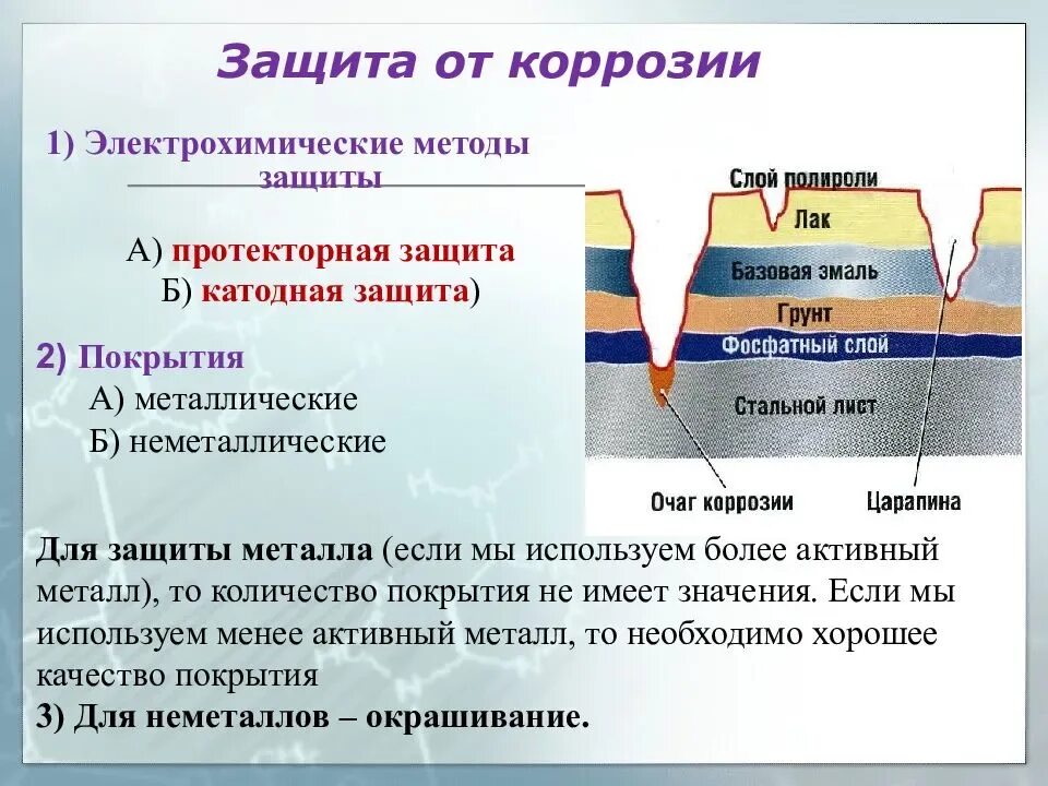 Какие есть текущие. Электрохимические методы защиты протекторная защита. Электрохимическая коррозия протекторная защита. Протекторная защита металлов от электрохимической коррозии. Электрохимические методы защиты от коррозии протекторная и катодная