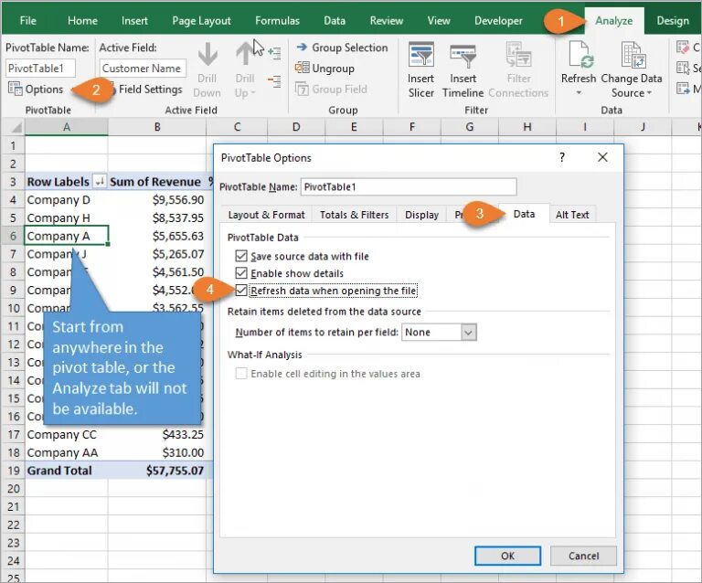 Change data file. Activesheet.pivottables(&quot;своднаятаблица1&quot;).pivotcache.refresh. tab auto refresh. change data source pivot. pivot table change view.