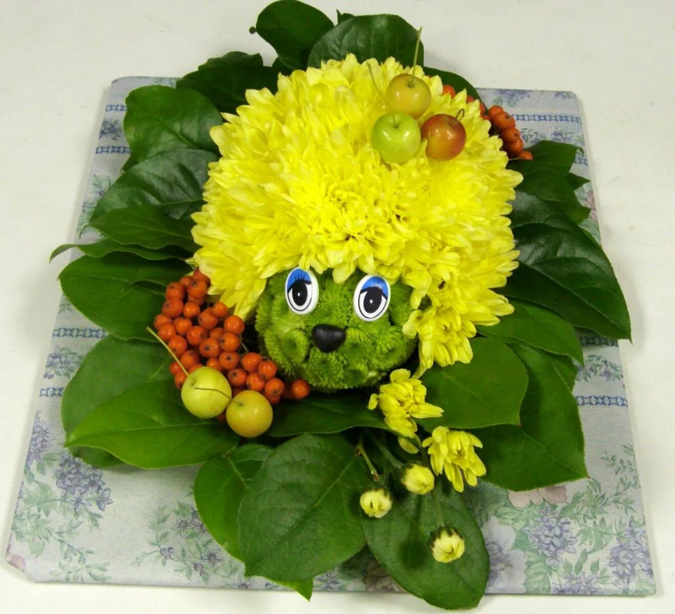 Из живых цветов своими руками