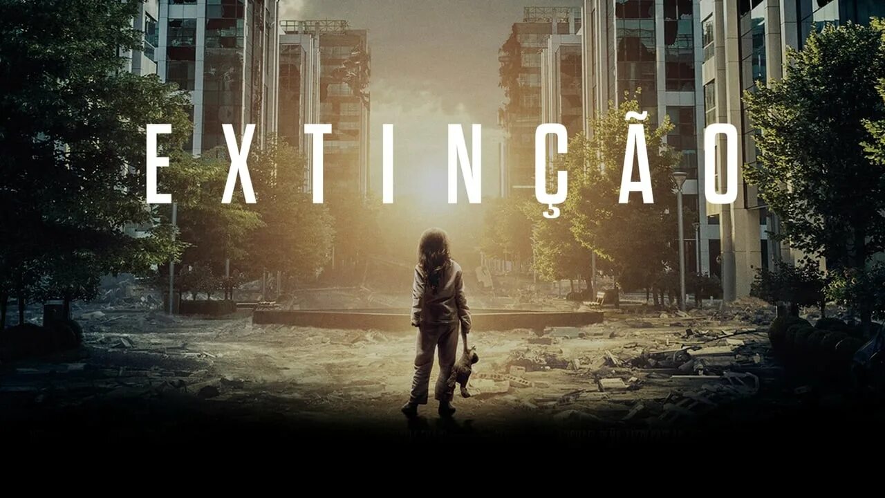 Extinction 2018. Закат цивилизации / вымирание / Extinction (2018) Постер. Надпись Extinction.