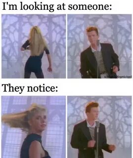 They notice me