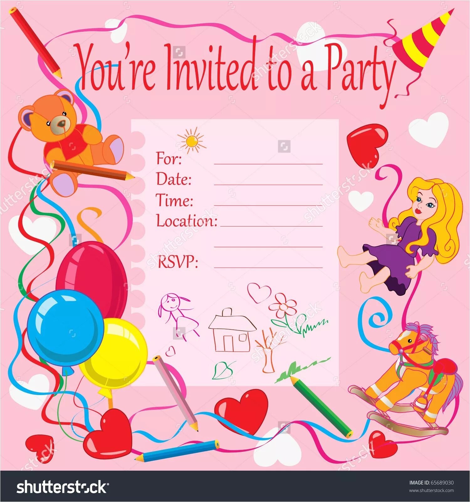 You received an invitation to