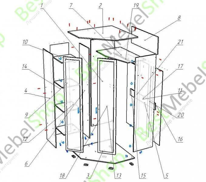 Сборка углового шкафа видео. Угловой шкаф Шатура мебель схема сборки. Шкаф угловой Шатура схема сборки. Сборка углового шкафа Шатура.