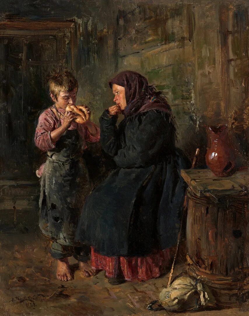 В.Е.Маковский. Свидание. 1883.