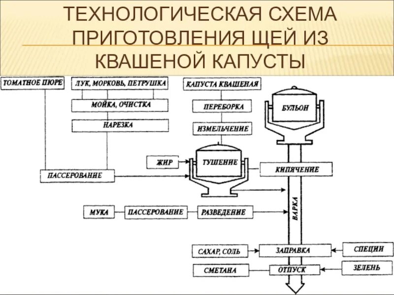 Технологическая схема борща с капустой и картофелем Хануман Бедросович 2024 ВКонтакте
