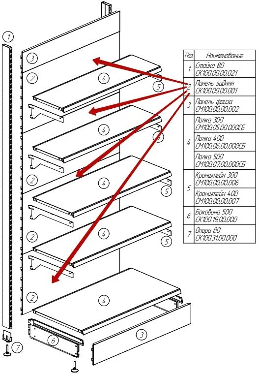 Панель фриза. Стеллаж Русь схема сборки. Стеллаж пристенный металлический FN-80 2160 схема сборки. Стеллажи составные. Высота торговых стеллажей.