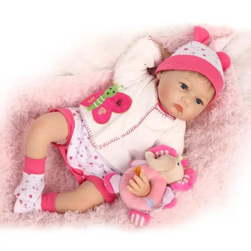 Ляльку для девочек. Кукла Reborn Baby 55 см. Реборн Беби долл. Кукла малышка реборн Reborn силиконовая. Кукла реборн (Reborn) 55см (р-136св).