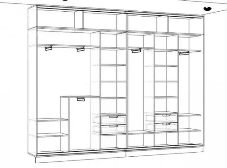 Placard armario wardrobe closet Реконструкция шкафа, Дизайн гардероба, Дизайн шк