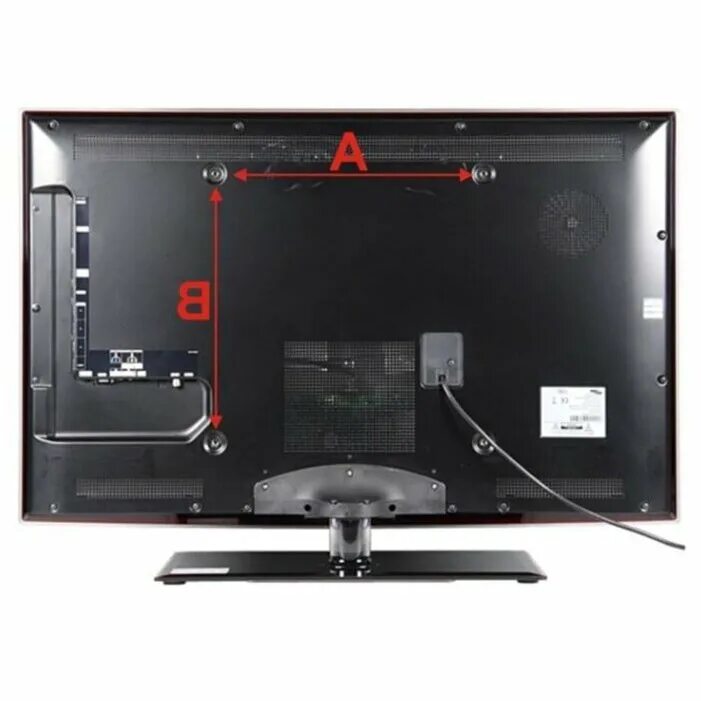 Отверстия для телевизора. Samsung ue40b6000vw. Телевизор Samsung ue32n5000au. NB p4 NB sp400 кронштейн для телевизора 32-47. Кронштейн Uniteki fm1603.