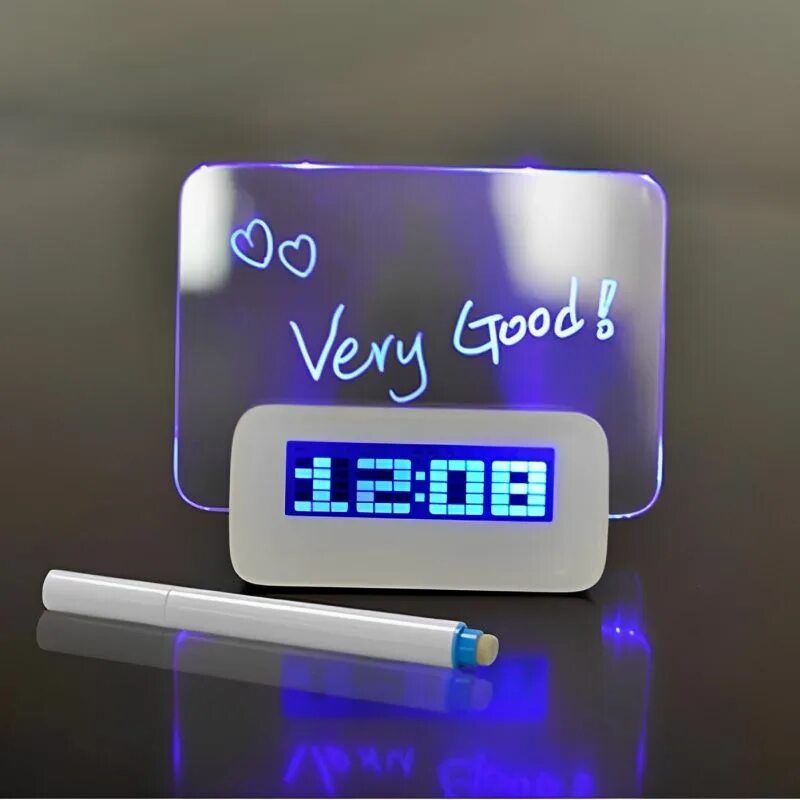 Led будильника. Светодиодный цифровой будильник Highstar. Будильник с доской для записей Highlighter Board. Светящийся led будильник с доской для записей. Необычные будильники.