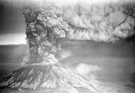 Mt st helens eruption wa