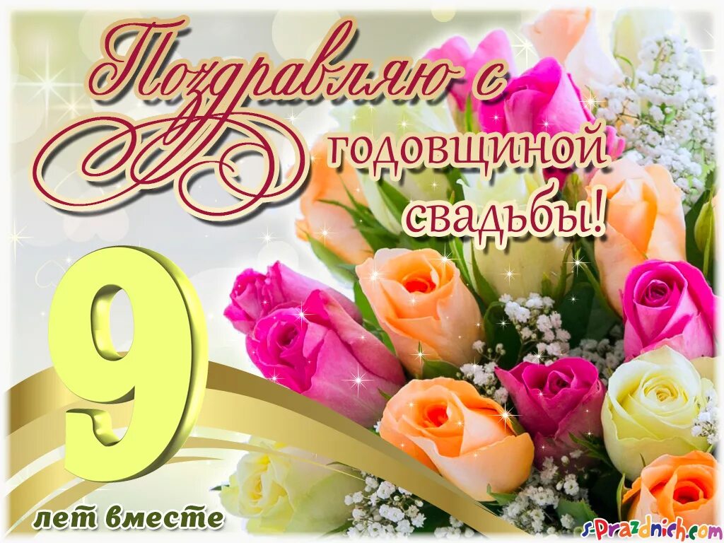 С днем свадьбы 9 лет. Поздравления с днём свадьбы 9 Ле. Поздравление с 9 годовщиной свадьбы. Фаянсовая свадьба поздравления.