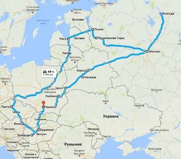 Псков пушгоры расстояние
