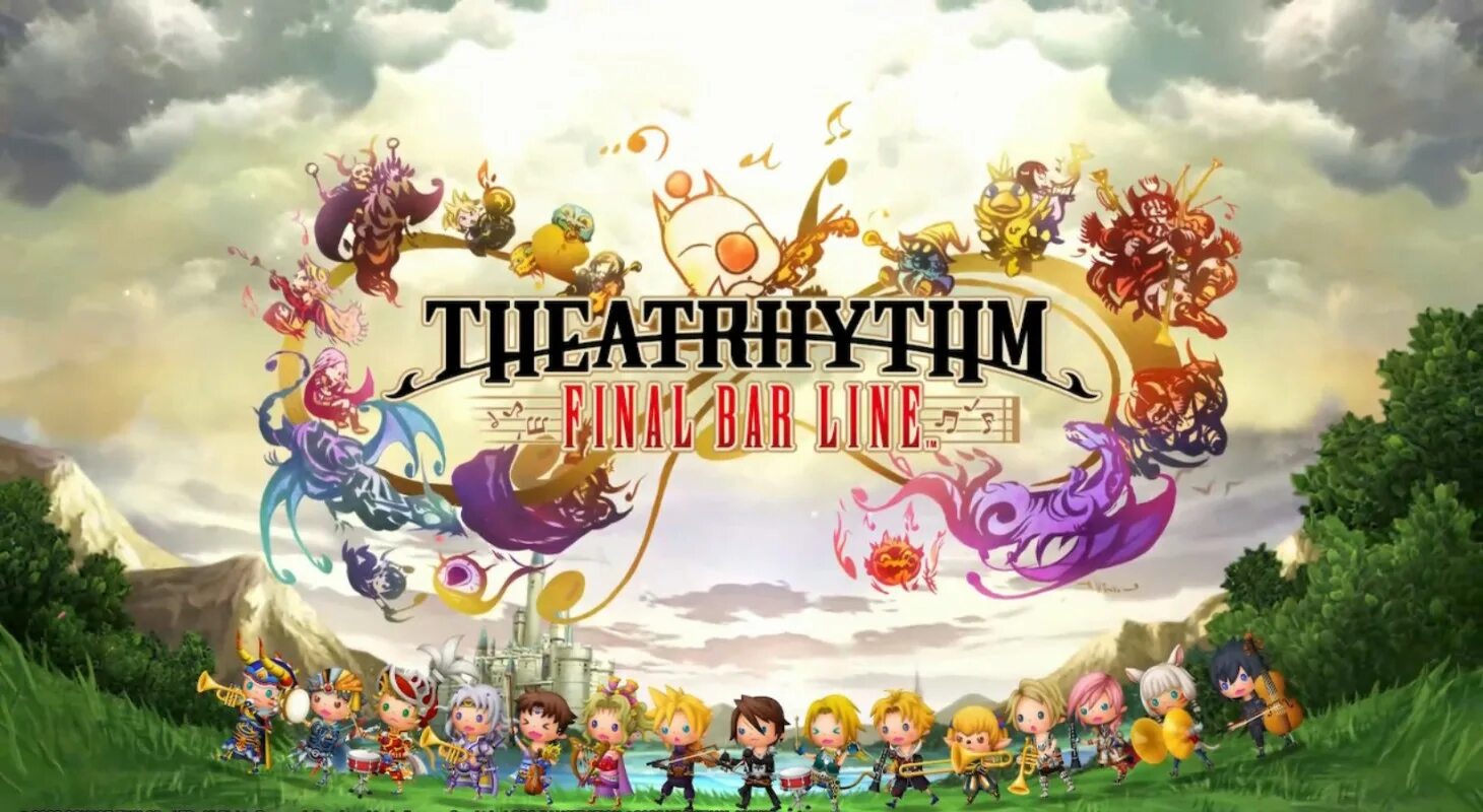 Final bar. Theatrhythm final bar line. linebar.