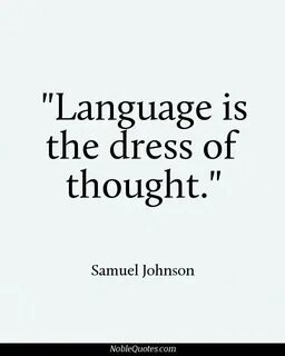 Who thought thought you english