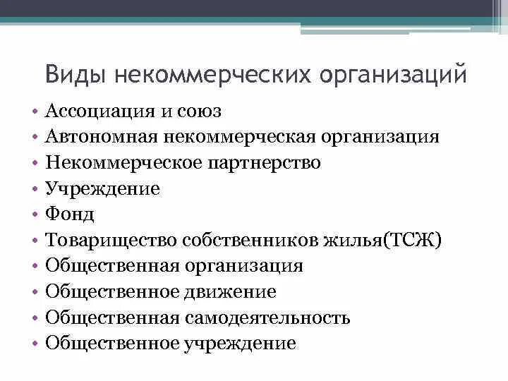 Варианты некоммерческих организаций. Перечислите виды некоммерческих организаций.. Виды предприятий. Некоммерческие организации.. Формой некоммерческой организации является:. Назовите виды некоммерческих предприятий.