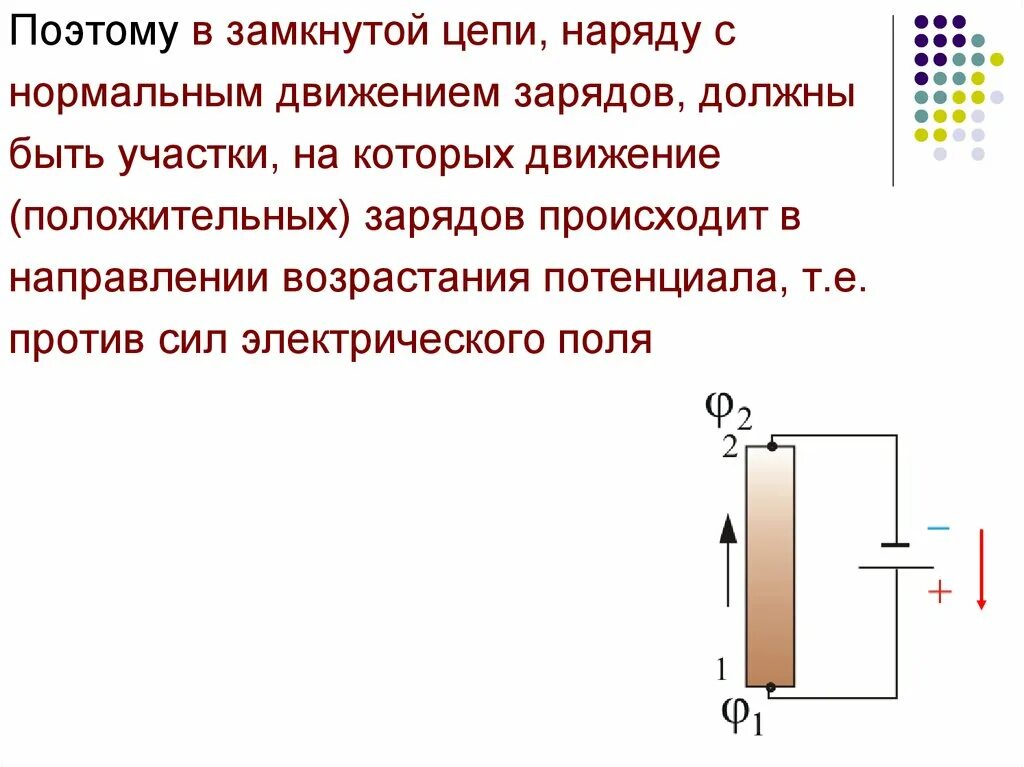 Что происходит пока цепь замкнута. Движение положительного электрического заряда по замкнутой цепи. Электроемкость цепи. Работа электрического поля на замкнутой цепи. Потенциал в замкнутой цепи.