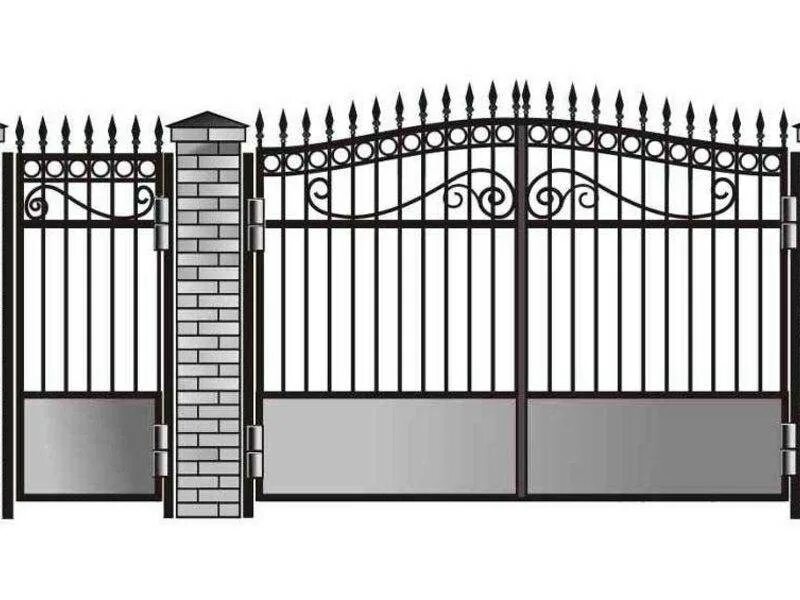 Kovtorgmsc кованые ворота. Распашные ворота ОСАТ 15-52 глухие металлические. Ворота с калиткой 2в1. Кованые ворота Ишеева.