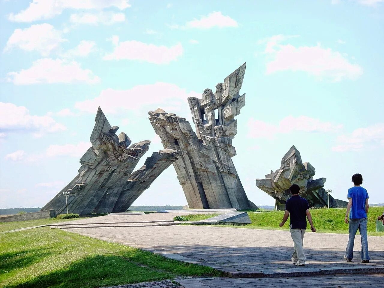 The oldest monuments are