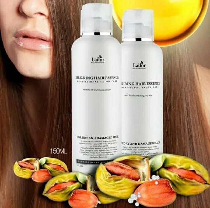 Lador шелковая эссенция для волос Silk-Ring 160 мл. La'dor Eco Silk-Ring hair Essence. La'dor - восстанавливающая эссенция "Silk-Ring hair Essence" 150 ml. Lador эссенция для сухих и повреждённых волос / Silk-Ring hair Essence, 160 мл.