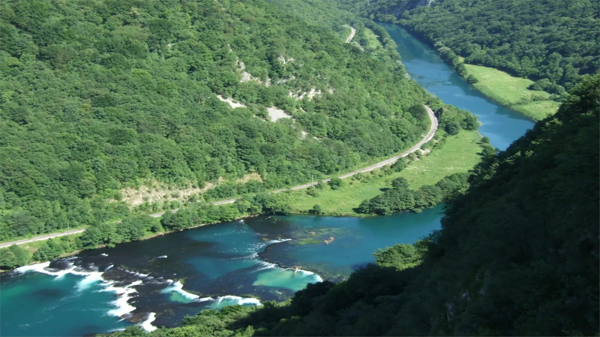 Большой реки топ. Картинки на рабочий стол природа Rijeka. Хорватия Исток реки уна. Wallilabou River.