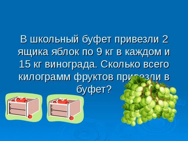 Разложи яблоки по ящикам