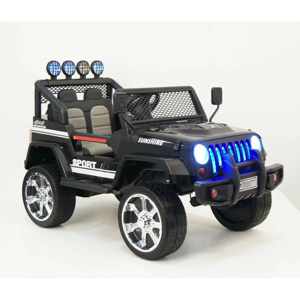 Электро для детей. Электромобиль Jeep t008tt 4 4. Детский электромобиль Jeep t008tt. RIVERTOYS автомобиль Jeep t008tt. Jeep t008tt 4 4 с дистанционным управлением.