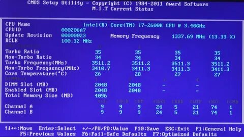 Cpu revision bios