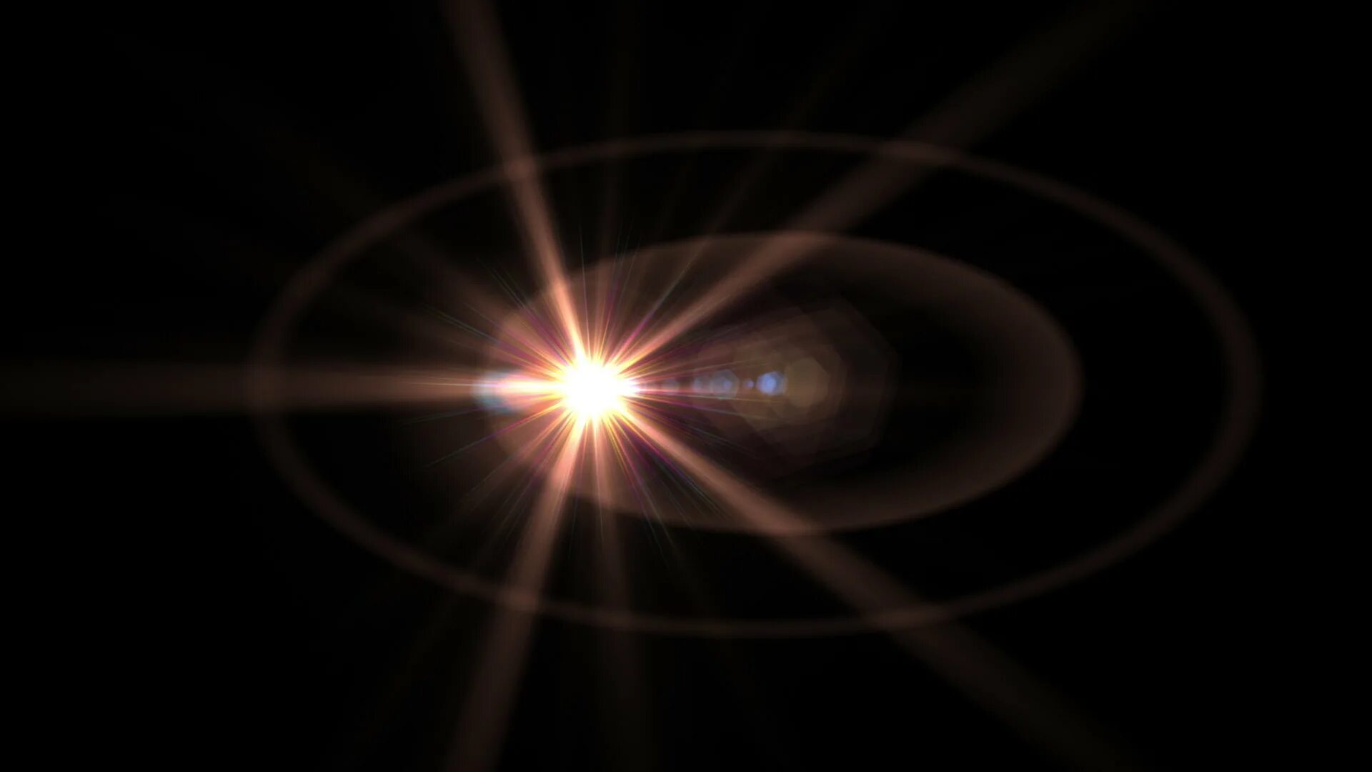 Lens Flare. Вспыхивающие звезды. Flare Light Effect. Star Flare.