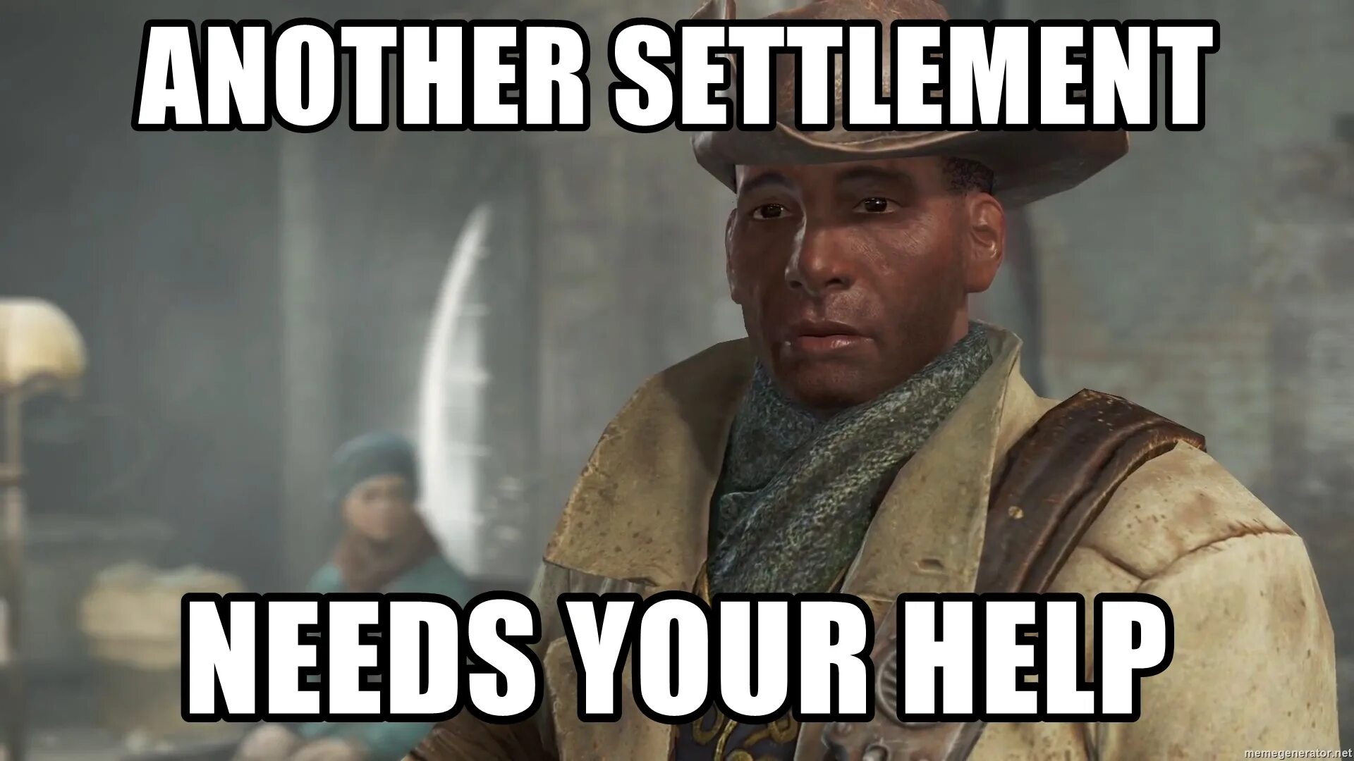 Престон Гарви Мем. Another Settlement needs your help. Старфилд Мем. Престон Гарви Fallout 4 Мем.