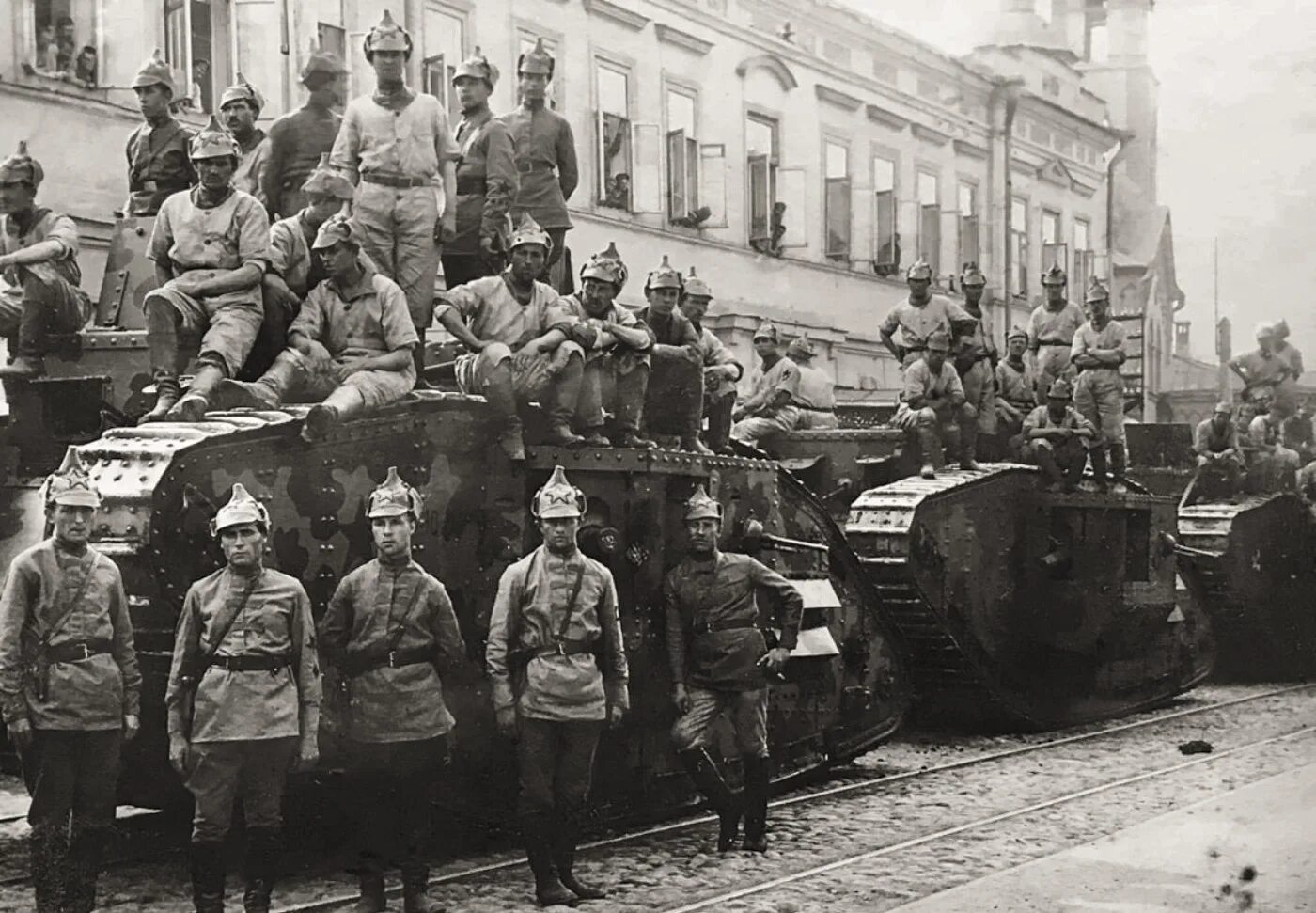 Танковый отряд. Штурм Казани (август 1918 года). 1918 Года Казань. Казань 1917.